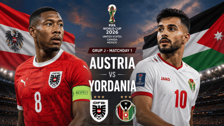 Prediksi Austria vs Yordania Piala Dunia 2026: Das Team Incar Kemenangan atas Debutan Turnamen
