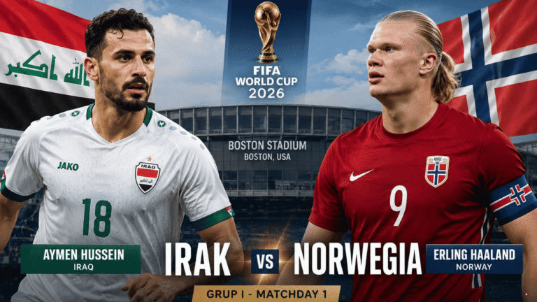 Prediksi Irak vs Norwegia di Piala Dunia 2026: Debut Haaland Ancam Singa Mesopotamia