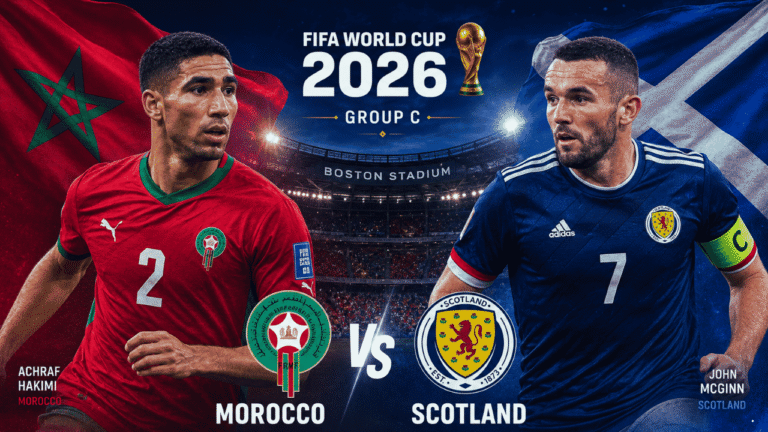 Prediksi Maroko vs Skotlandia di Piala Dunia 2026: Atlas Lions Diunggulkan Rebut Puncak Grup C