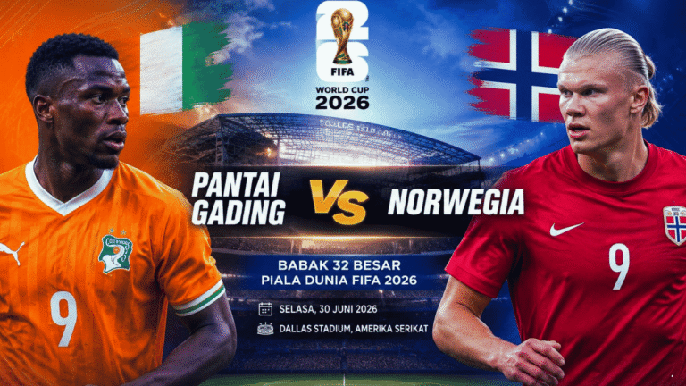 Prediksi Pantai Gading vs Norwegia di 32 Besar Piala Dunia 2026: Haaland Jadi Ancaman, Gajah Afrika Siap Memberi Kejutan