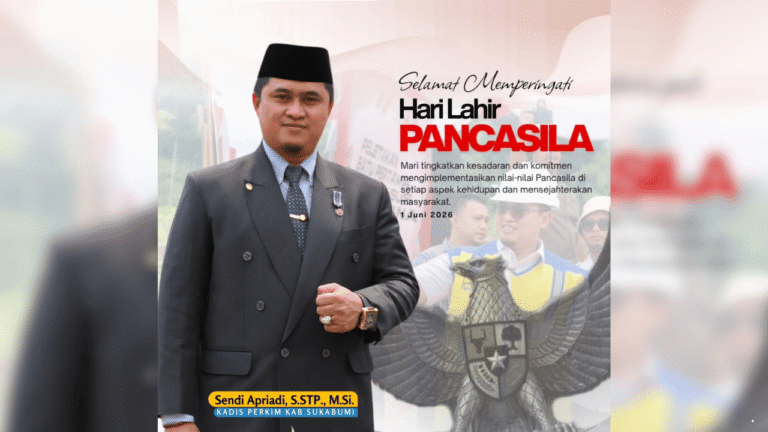 Momentum Hari Lahir Pancasila, Kadisperkim Sukabumi Serukan Penguatan Nilai Persatuan