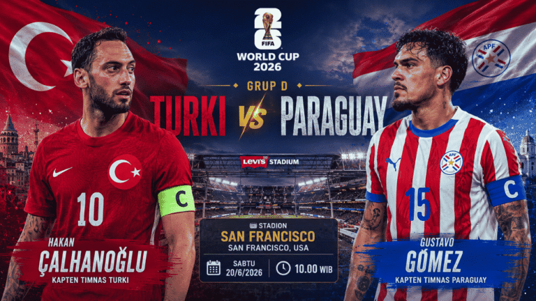 Prediksi Turki vs Paraguay di Piala Dunia 2026: Duel Hidup Mati, Turki Lebih Diunggulkan