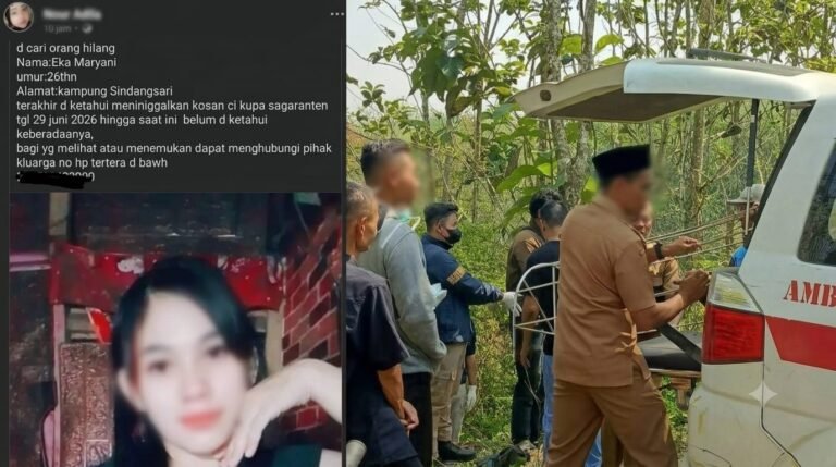 Identitas Terkuak! Kerangka di Kebun Jati Sagaranten Dipastikan Ibu Muda yang Hilang Sejak Juni