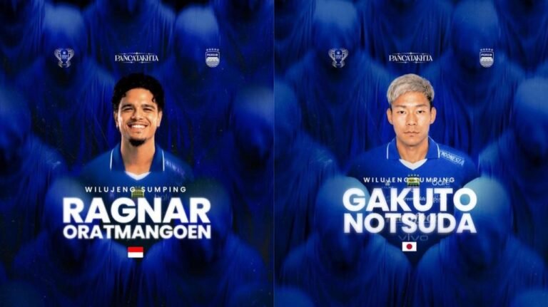 Persib Umumkan 2 Rekrutan Baru: Wilujeng Sumping Ragnar Oratmangoen dan Gakuto Notsuda