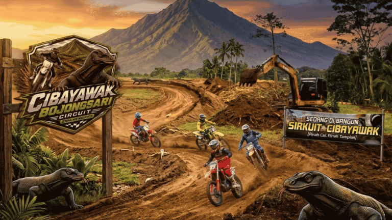 Filosofi Sunda Jadi Identitas Sirkuit Cibayawak, Arena Baru Motocross Sukabumi