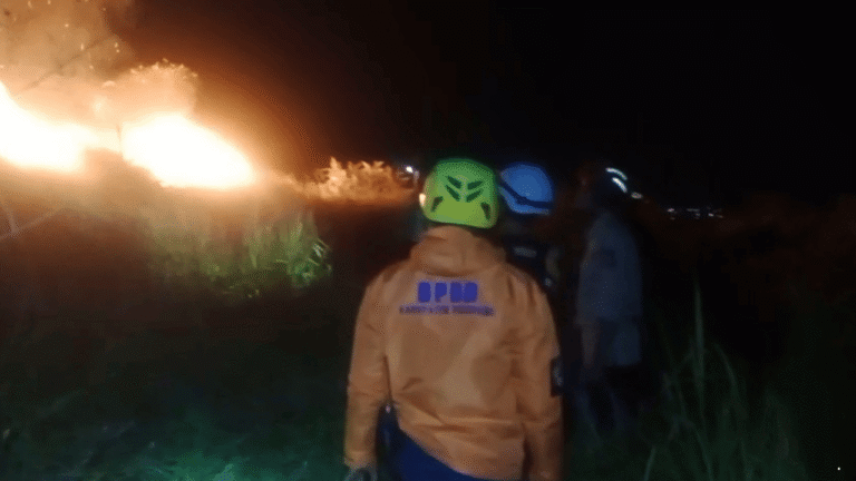 4 Jam Berjibaku, Petugas Berhasil Padamkan Kebakaran 2 Hektare Lahan di Pinggir Tol Bocimi Sukabumi