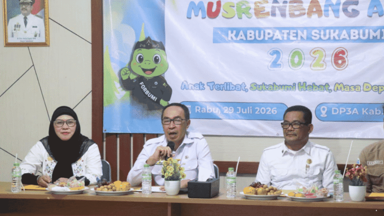 Musrenbang Anak 2026, Sekda Sukabumi Dorong Generasi Muda Aktif Sampaikan Gagasan