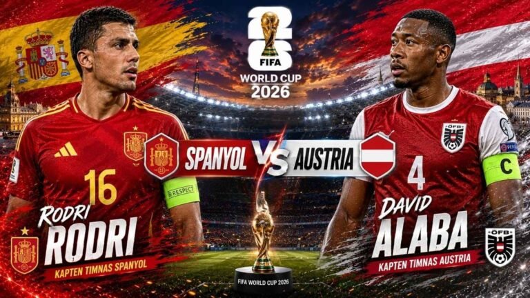 Prediksi Spanyol vs Austria di 32 Besar Piala Dunia 2026: La Roja Diunggulkan Lolos ke Babak Selanjutnya