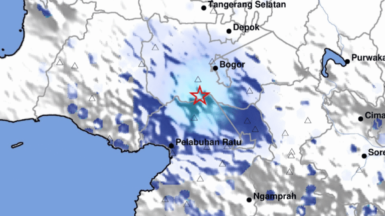 Gempa M 3,4 Guncang Bogor, Getarannya Terasa hingga Sukabumi