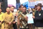Ketua DPRD Sukabumi, Budi Azhar Mutawali saat menghadiri launching Parkir Wisata SOMEAH