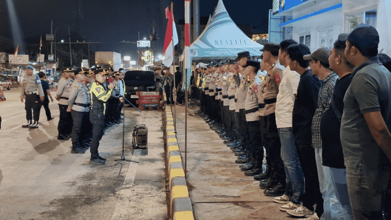 Ratusan Personel Polres Sukabumi Lakukan Pengamanan Akses Menuju Jakarta