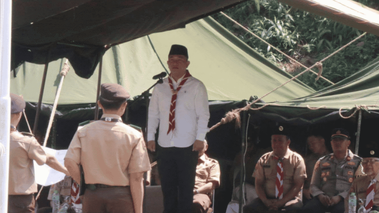 Buka LT I dan Kanira, Wabup Sukabumi Tekankan Pramuka sebagai Wadah Pembentukan Karakter