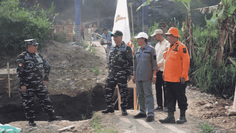 Jelang Peletakan Batu Pertama, Lokasi Pembangunan Jembatan Leuwidingding Jampangtengah Sukabumi Mulai Dipersiapkan
