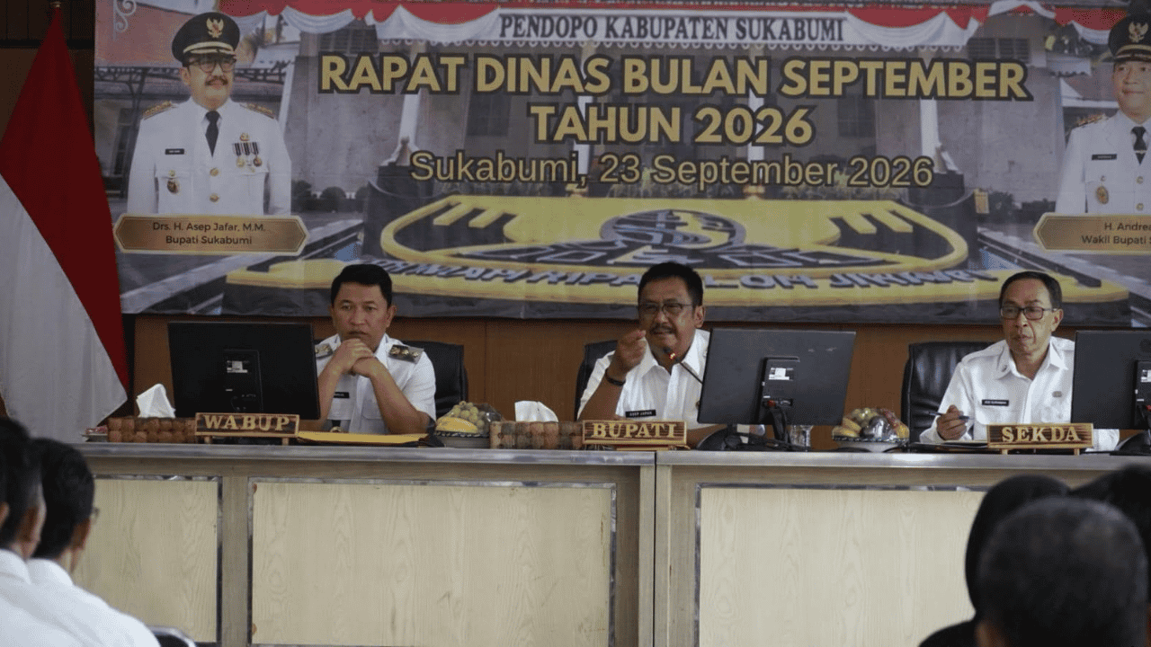 Rapat Dinas, Bupati Sukabumi Minta ASN Tingkatkan Pelayanan kepada Masyarakat
