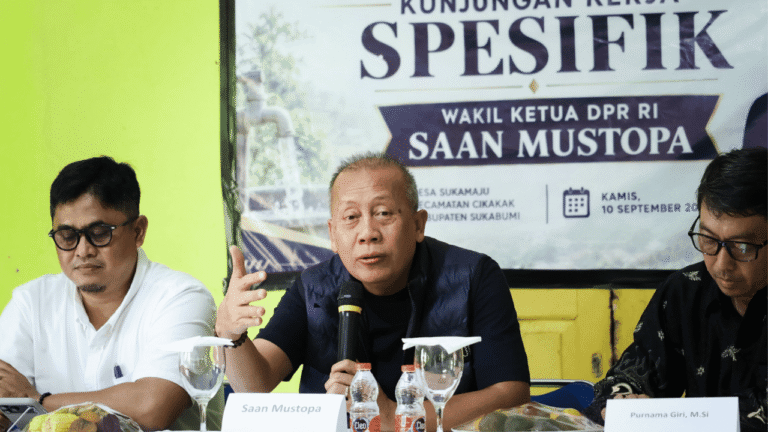 Dampingi Wakil Ketua DPR Tinjau Krisis Air di Sukamaju, Disperkim Sukabumi Siapkan Perencanaan Teknis
