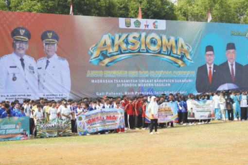 Ribuan Siswa MTs Ikuti AKSIOMA 2026, Bupati Sukabumi Titip Pesan Ini