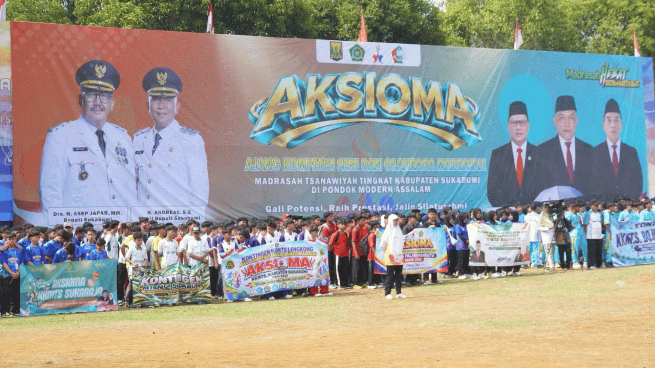 Ribuan Siswa MTs Ikuti AKSIOMA 2026, Bupati Sukabumi Titip Pesan Ini