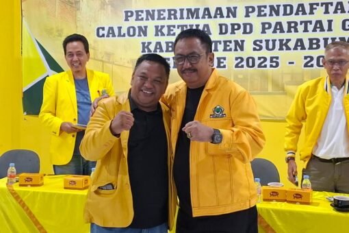 Asep Japar Calon Tunggal Ketua Golkar Kabupaten Sukabumi, Budi Azhar Tegaskan Soliditas