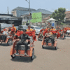 Puluhan Becak Listrik Bantuan Presiden Prabowo Mulai Beroperasi di Kota Sukabumi
