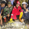 Buaya Sungai Cimandiri Sukabumi Terjerat Jaring, Warga Sebut Masih Ada Satu Ekor Lagi