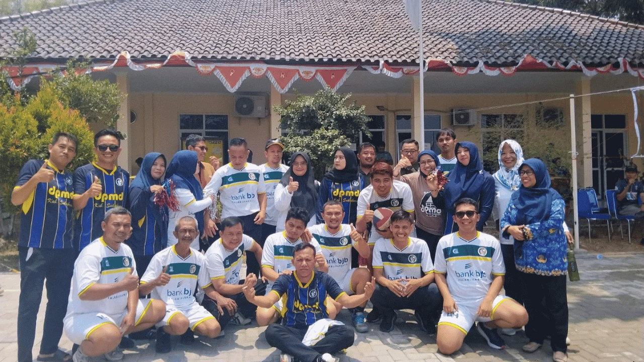 Turnamen Antar Dinas HJKS ke-156, Tim Voli DPMD Sukabumi Tembus Semifinal
