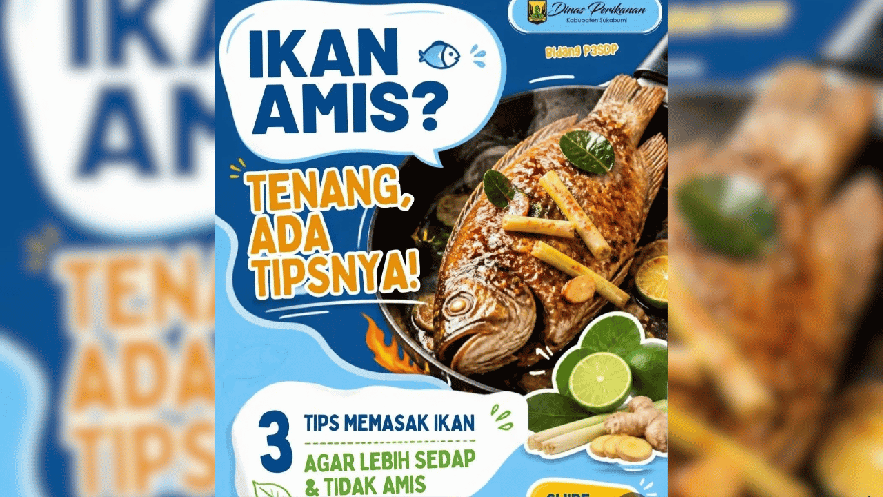 Dinas Perikanan Sukabumi Bagikan Tips Mengolah Ikan agar Tidak Amis, Ini Langkahnya