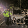 Mobil Terbakar di Jalur Cikidang-Palabuhanratu Sukabumi, Polisi Ungkap Dugaan Penyebabnya