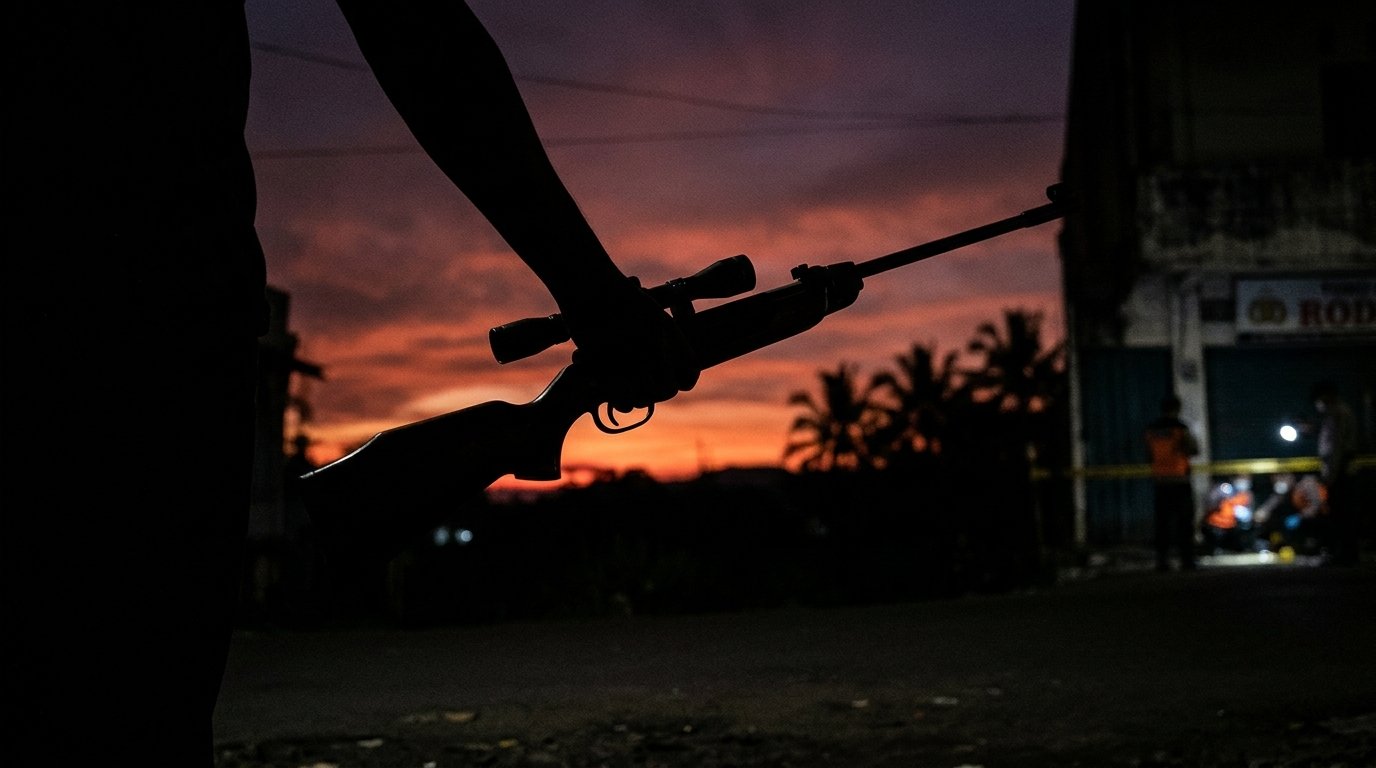 Ojol ditembak senapan angin
