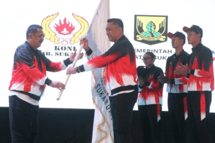 Lepas Atlet ke Porprov Jabar 2026, Bupati Asep Japar Optimistis Kabupaten Sukabumi Tembus 10 Besar