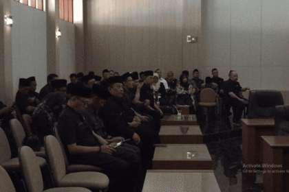 Satpol PP Sukabumi Ikuti Rapat Paripurna DPRD Pembahasan Perubahan Susunan Perangkat Daerah