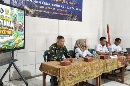 Dukung Ketahanan Pangan, Distan Sukabumi Fasilitasi 1.280 Bibit Tanaman bagi Petani Mekarjaya Ciemas Lewat TMMD ke-130