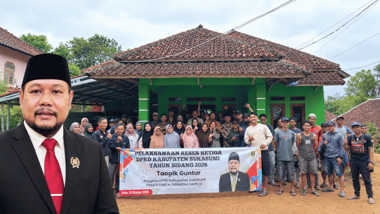 Warga Desak Jalan Waluran-Bojonggenteng Sukabumi Dituntaskan, Ini Respons Taopik Guntur dalam Reses Ketiga 2026