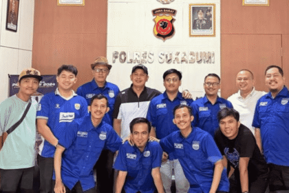Viking Palabuhanratu Raya Sambangi Polres Sukabumi, Bahas Nobar Final Indonesia vs Thailand hingga Berbagai Agenda Kegiatan