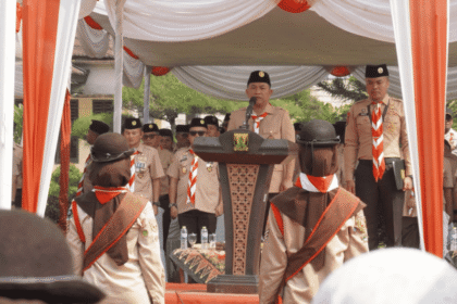 Apel Besar Hari Pramuka ke-65, Wabup Sukabumi Soroti Tantangan Generasi Muda di Era AI