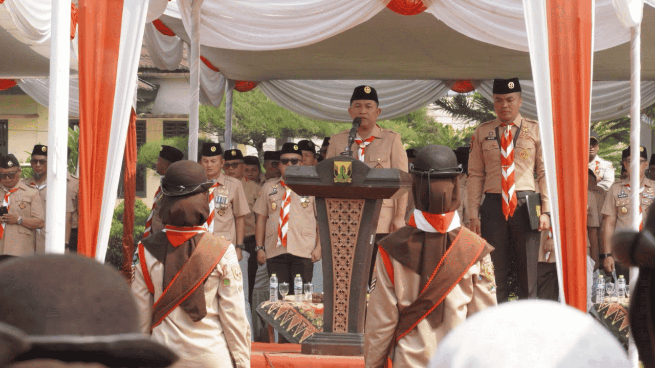 Apel Besar Hari Pramuka ke-65, Wabup Sukabumi Soroti Tantangan Generasi Muda di Era AI