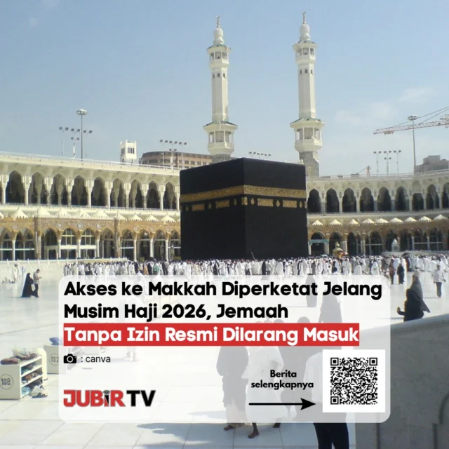 Akses menuju Kota Makkah mulai diperketat jelang musim haji 2026.

Pemerintah Arab Saudi memberlakukan aturan bahwa hanya jemaah dengan izin resmi yang diperbolehkan masuk. Bagi yang tidak memiliki izin, akan diputarbalikkan di pos pemeriksaan sebagai upaya mencegah haji ilegal dan menjaga kelancaran ibadah. 

Kebijakan ini juga diambil untuk memastikan keamanan serta kenyamanan jutaan jemaah yang akan melaksanakan ibadah haji tahun ini.

Menurut kamu, seberapa penting aturan ketat seperti ini untuk pelaksanaan haji?

📌 𝐈𝐧𝐟𝐨 𝐥𝐞𝐧𝐠𝐤𝐚𝐩𝐧𝐲𝐚 𝐜𝐞𝐤 𝐝𝐢 𝐬𝐭𝐨𝐫𝐲 & 𝐬𝐨𝐫𝐨𝐭𝐚𝐧

#jubirtv #jubirtvnewscom #haji2026 #makkah #arabsaudi #ibadahhaji #jemaahhaji #peraturan #keamanan #beritaterkini