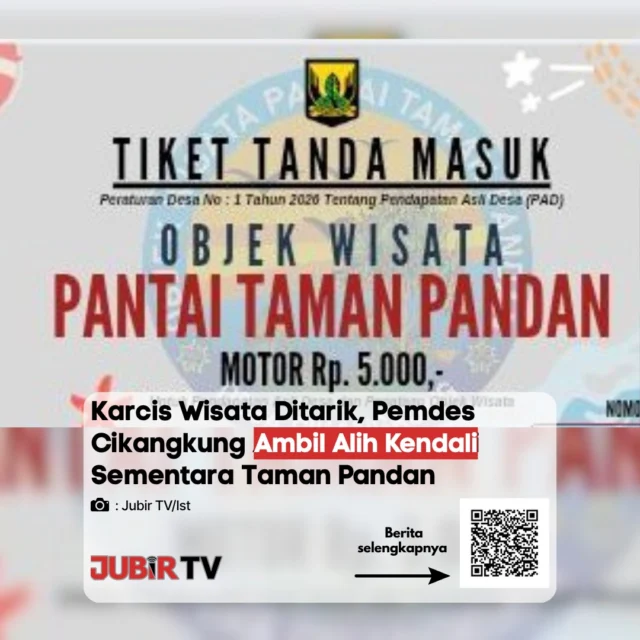 Pemerintah Desa Cikangkung, Kecamatan Ciracap, Kabupaten Sukabumi, resmi menarik seluruh karcis masuk wisata Pantai Taman Pandan sebagai langkah penertiban di tengah polemik dugaan pungutan liar (pungli).

Kebijakan ini diambil setelah upaya mediasi yang digelar bersama unsur Forkopimcam Ciracap tidak membuahkan hasil. Pihak pengelola yang diundang dalam rapat klarifikasi justru tidak hadir, sehingga pembahasan terkait legalitas dan sistem pengelolaan terpaksa ditunda.

Kepala Desa Cikangkung, Sapudin, menegaskan bahwa penarikan karcis bukan sekadar respons situasional, melainkan langkah strategis untuk menghentikan sementara aktivitas penarikan retribusi yang dinilai belum tertata.

#jubirtv #jubirtvnewscom #sukabumi #jawabarat #polemik #karcis #dugaanpunglis #tamanpandan #desacikangkung #ciracap #beritaterkini