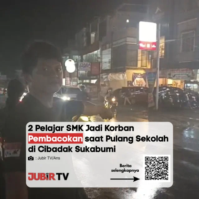 Dua pelajar SMK di Cibadak, Sukabumi menjadi korban pembacokan saat pulang sekolah. Peristiwa tersebut terjadi di jalan raya dan sempat membuat warga sekitar panik.

Korban mengalami luka akibat senjata tajam dan langsung mendapat penanganan medis. Sementara itu, pihak kepolisian masih melakukan penyelidikan untuk mengungkap pelaku dan motif kejadian.

Kasus ini kembali memunculkan kekhawatiran terkait keamanan pelajar saat jam pulang sekolah. Menurut kamu, apa yang paling perlu diperketat untuk mencegah kejadian seperti ini terulang?

📌 𝐈𝐧𝐟𝐨 𝐥𝐞𝐧𝐠𝐤𝐚𝐩𝐧𝐲𝐚 𝐜𝐞𝐤 𝐝𝐢 𝐬𝐭𝐨𝐫𝐲 & 𝐬𝐨𝐫𝐨𝐭𝐚𝐧

#jubirtv #jubirtvnewscom #sukabumi #cibadak #kriminal #pelajar #beritasukabumi #jawabarat