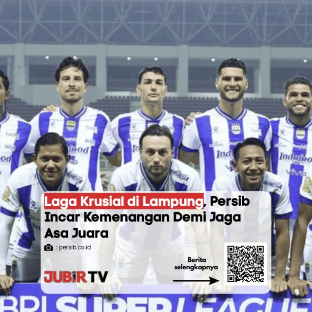 Persib Bandung akan menghadapi laga krusial melawan Bhayangkara FC di Lampung demi menjaga peluang juara.

Pertandingan ini jadi penentu, karena Persib bersaing ketat di puncak klasemen dan tidak boleh kehilangan poin. 

Menurut kamu, Persib bisa bawa pulang 3 poin di laga tandang ini?

📌 𝐈𝐧𝐟𝐨 𝐥𝐞𝐧𝐠𝐤𝐚𝐩𝐧𝐲𝐚 𝐜𝐞𝐤 𝐝𝐢 𝐬𝐭𝐨𝐫𝐲 & 𝐬𝐨𝐫𝐨𝐭𝐚𝐧

#jubirtv #jubirtvnewscom #persib #persibbandung #ligasuper #sepakbolaindonesia #beritaolahraga #infobola #garudacalling #beritaterkini