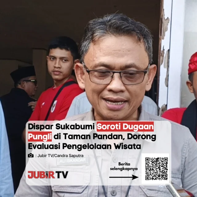 𝐉𝐔𝐁𝐈𝐑 𝐓𝐕 - Kepala Dinas Pariwisata Kabupaten Sukabumi, Ali Iskandar, angkat bicara terkait dugaan pungutan liar (pungli) tanpa karcis di kawasan wisata Taman Pandan, Desa Cikangkung, Kecamatan Ciracap. Ia menegaskan bahwa persoalan tersebut menjadi perhatian serius dan akan segera ditindaklanjuti melalui proses klarifikasi serta evaluasi menyeluruh terhadap sistem pengelolaan.

Ali mengaku prihatin atas laporan masyarakat mengenai adanya penarikan biaya tanpa bukti resmi. Menurutnya, hal ini tidak bisa dianggap sepele karena menyangkut tata kelola destinasi wisata serta kepercayaan publik terhadap pengelola.

#jubirtv #jubirtvnewscom #sukabumi #jawabarat #disparsukabumi #dugaanpungli #tamanpandan #beritaterkini