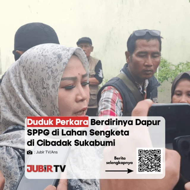 Sengketa lahan dapur SPPG di Cibadak masih berlanjut.

Lahan yang digunakan diduga bermasalah karena ada klaim kepemilikan dari pihak lain. Saat ini kasusnya sudah masuk proses hukum, sementara permintaan penghentian operasional masih jadi pembahasan.

Harapannya, ada kejelasan secepatnya agar semua pihak mendapat kepastian.

📌 𝐈𝐧𝐟𝐨 𝐥𝐞𝐧𝐠𝐤𝐚𝐩𝐧𝐲𝐚 𝐜𝐞𝐤 𝐝𝐢 𝐬𝐭𝐨𝐫𝐲 & 𝐬𝐨𝐫𝐨𝐭𝐚𝐧

#jubirtv #jubirtvnewscom #sukabumi #cibadak #sppg #sengketalahan #mbg #jawabarat #beritaterkini