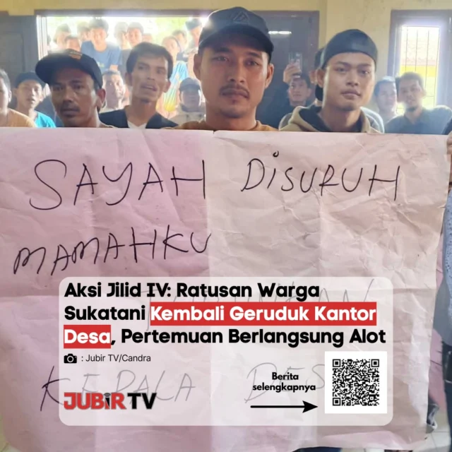 Aksi warga Sukatani kembali berlanjut hingga jilid IV, dengan ratusan warga mendatangi kantor desa menuntut perbaikan jalan.

Pertemuan antara warga dan pihak desa berlangsung alot, mencerminkan meningkatnya kekecewaan masyarakat terhadap janji yang belum terealisasi. 

Warga bahkan memberi sinyal aksi akan terus berlanjut jika tidak ada langkah nyata dari pemerintah. 

Menurut kamu, kondisi seperti ini harusnya cepat diselesaikan lewat aksi atau dialog?

📌 𝐈𝐧𝐟𝐨 𝐥𝐞𝐧𝐠𝐤𝐚𝐩𝐧𝐲𝐚 𝐜𝐞𝐤 𝐝𝐢 𝐬𝐭𝐨𝐫𝐲 & 𝐬𝐨𝐫𝐨𝐭𝐚𝐧

#jubirtv #jubirtvnewscom #sukabumi #surade #aksimasyarakat #jalanrusak #beritasukabumi #infodaerah #jawabarat #beritaterkini