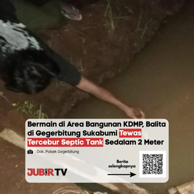 Peristiwa tragis terjadi di Gegerbitung, Sukabumi. Seorang balita meninggal dunia setelah tercebur ke dalam septic tank di area bangunan terbuka.

Korban diduga terpeleset saat bermain di sekitar lokasi, sebelum akhirnya ditemukan dalam kondisi lemas. Kejadian ini menjadi pengingat pentingnya pengamanan area berbahaya di lingkungan sekitar. 

Menurut kamu, siapa yang paling bertanggung jawab atas keamanan area seperti ini?

📌 𝐈𝐧𝐟𝐨 𝐥𝐞𝐧𝐠𝐤𝐚𝐩𝐧𝐲𝐚 𝐜𝐞𝐤 𝐝𝐢 𝐬𝐭𝐨𝐫𝐲 & 𝐬𝐨𝐫𝐨𝐭𝐚𝐧

#jubirtv #jubirtvnewscom #sukabumi #gegerbitung #balita #kecelakaan #beritasukabumi #jawabarat
