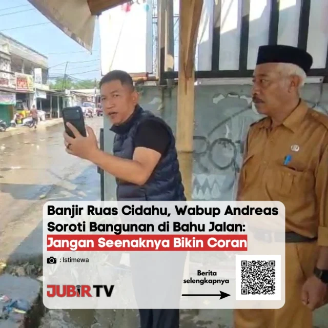 Jangan Asal Ngecor! Wabup Andreas Soroti Penyebab Banjir di Cidahu ⚠️🛣️

Wabup Andreas geram melihat drainase di ruas Cidahu tertutup coran bangunan yang tidak sesuai aturan. Hal inilah yang membuat air meluap dan merusak jalan setiap kali hujan turun.

Pesan tegas dari Wabup: Pembangunan di bahu jalan harus memperhatikan saluran air! Jangan sampai kepentingan pribadi mengorbankan kenyamanan ribuan pengguna jalan lainnya. 💪

Yuk, jadi warga yang taat aturan demi Sukabumi yang lebih baik!

📌 𝐈𝐧𝐟𝐨 𝐥𝐞𝐧𝐠𝐤𝐚𝐩𝐧𝐲𝐚 𝐜𝐞𝐤 𝐝𝐢 𝐬𝐭𝐨𝐫𝐲 & 𝐬𝐨𝐫𝐨𝐭𝐚𝐧

#jubirtv #jubirtvnewscom #banjir #cidahu #andreas #sukabumi #beritasukabumi #drainase #infrastruktur #wabupsukabumi #kabupatensukabumi #infocidahu