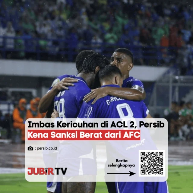 Pelajaran Pahit bagi Maung Bandung! AFC Resmi Jatuhkan Sanksi Berat Imbas Insiden ACL 2 ⚠️🏟️

Langkah Persib di kompetisi Asia kini dibayangi sanksi tegas dari AFC. Akibat kericuhan yang terjadi, Persib harus menerima hukuman berat yang berdampak langsung pada perjalanan tim di ACL 2. 📉

Mari jadikan ini momen evaluasi bersama. Dukungan total tetap perlu, namun sportivitas dan ketertiban adalah yang utama. Jangan biarkan sanksi menghambat prestasi! 💪🇮🇩

📌 𝐈𝐧𝐟𝐨 𝐥𝐞𝐧𝐠𝐤𝐚𝐩𝐧𝐲𝐚 𝐜𝐞𝐤 𝐝𝐢 𝐬𝐭𝐨𝐫𝐲 & 𝐬𝐨𝐫𝐨𝐭𝐚𝐧

#jubirtv #jubirtvnewscom #persib #persibbandung #acl2 #afc #sanksiafc #maungbandung #bobotoh #sepakbolaindonesia #beritapersib #persibjuara #asianfootballconfederation