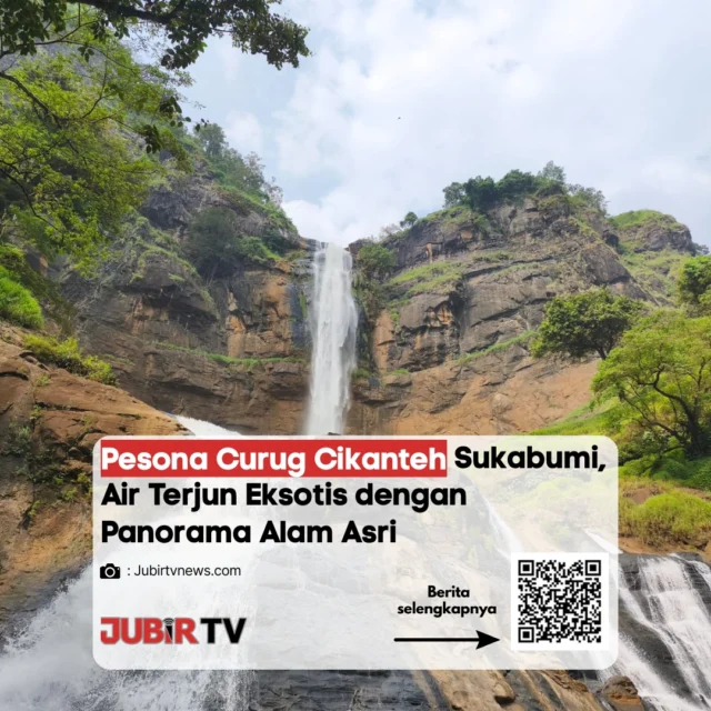 Curug Cikanteh di kawasan Geopark Ciletuh, Sukabumi, kembali jadi sorotan karena pesona alamnya yang masih asri dan eksotis.

Air terjun bertingkat ini dikenal dengan panorama tebing hijau, aliran air yang jernih, serta suasana alam yang masih alami sehingga jadi favorit wisatawan pecinta alam. ()

Menurut kamu, wisata alam seperti Curug Cikanteh lebih menarik untuk healing atau justru buat petualangan?

📌 𝐈𝐧𝐟𝐨 𝐥𝐞𝐧𝐠𝐤𝐚𝐩𝐧𝐲𝐚 𝐜𝐞𝐤 𝐝𝐢 𝐬𝐭𝐨𝐫𝐲 & 𝐬𝐨𝐫𝐨𝐭𝐚𝐧

#jubirtv #jubirtvnewscom #sukabumi #curugcikanteh #geoparkciletuh #wisatasukabumi #beritasukabumi #jawabarat