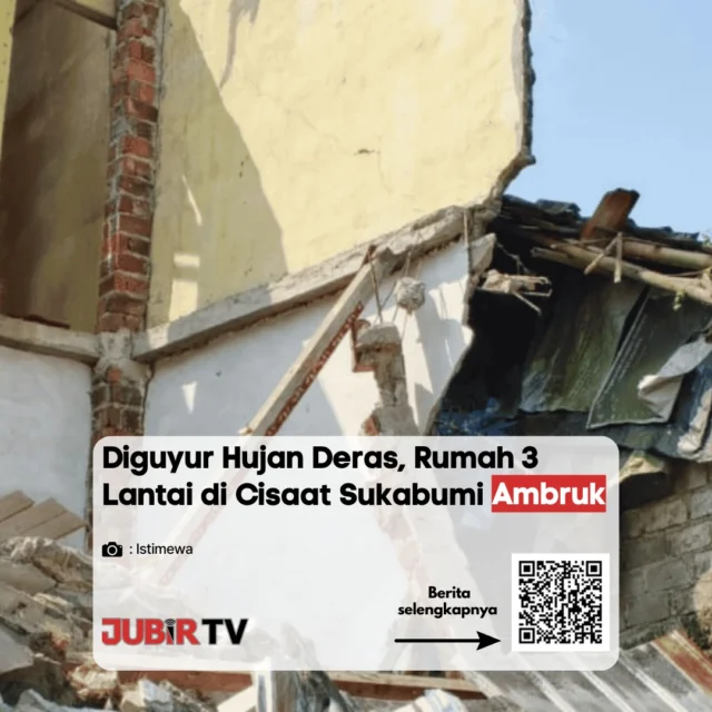 Dampak Cuaca Ekstrem: Rumah 3 Lantai di Cisaat Ambruk Pasca Hujan Deras ⚠️🏠

Hujan deras yang mengguyur wilayah Sukabumi kembali memicu musibah. Kali ini, satu unit rumah 3 lantai di Cisaat mengalami kerusakan parah hingga ambruk.

Mari kita doakan agar pemilik rumah diberikan ketabahan dan tetap waspada terhadap potensi bencana hidrometeorologi di sekitar kita. Selalu pantau kondisi cuaca sebelum beraktivitas ya! 🌧️💪

📌 𝐈𝐧𝐟𝐨 𝐥𝐞𝐧𝐠𝐤𝐚𝐩𝐧𝐲𝐚 𝐜𝐞𝐤 𝐝𝐢 𝐬𝐭𝐨𝐫𝐲 & 𝐬𝐨𝐫𝐨𝐭𝐚𝐧

#jubirtv #jubirtvnewscom #rumahambruk #cisaat #sukabumi #beritasukabumi #bencanaalam #bpbd #infocukabumi #hujanderas #kabupatensukabumi #cuacaekstrem