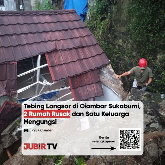 Ciambar Berduka, Longsor Rusak Rumah Warga 🏠💔

Bencana longsor kembali melanda, kali ini menimpa warga di Kecamatan Ciambar, Sukabumi. Dua rumah terdampak dan satu keluarga kini harus mengungsi.

Tetap waspada bagi rekan-rekan yang berada di wilayah rawan bencana. Pastikan selalu memantau info cuaca terkini dan segera melapor ke pihak berwajib jika melihat tanda-tanda pergerakan tanah di sekitar lingkungan. Stay safe, Sukabumi! ✊⛈️

📌 𝐈𝐧𝐟𝐨 𝐥𝐞𝐧𝐠𝐤𝐚𝐩𝐧𝐲𝐚 𝐜𝐞𝐤 𝐝𝐢 𝐬𝐭𝐨𝐫𝐲 & 𝐬𝐨𝐫𝐨𝐭𝐚𝐧

#jubirtv #jubirtvnewscom #longsor #ciambar #sukabumi #bpbd #bencanaalam #infobencana #beritasukabumi #kabupatensukabumi #waspada #sukabumiceria
