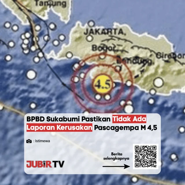 Update Pascagempa M4.5: BPBD Sukabumi Pastikan Belum Ada Laporan Kerusakan 🛡️✅

Pasca guncangan gempa bumi berkekuatan Magnitudo 4.5 yang sempat membuat panik sebagian warga, Badan Penanggulangan Bencana Daerah (BPBD) Kabupaten Sukabumi memastikan situasi hingga saat ini aman terkendali. Berdasarkan hasil monitoring dan penyisiran petugas di lapangan, belum ada laporan mengenai kerusakan bangunan maupun korban jiwa.

Meskipun aman, warga diimbau untuk tetap tenang namun selalu waspada terhadap potensi gempa susulan. Bagaimana situasi di lingkungan rumah kalian saat ini? Apakah semuanya aman? Yuk, berikan laporan singkatmu di kolom komentar! 👇

📌 𝐈𝐧𝐟𝐨 𝐥𝐞𝐧𝐠𝐤𝐚𝐩𝐧𝐲𝐚 𝐜𝐞𝐤 𝐝𝐢 𝐬𝐭𝐨𝐫𝐲 & 𝐬𝐨𝐫𝐨𝐭𝐚𝐧

#jubirtv #jubirtvnewscom #gempasukabumi #bpbdsukabumi #sukabumi #beritasukabumi #kabupatensukabumi #mitigasibencana #infogempa #infosukabumi #situasiterkini