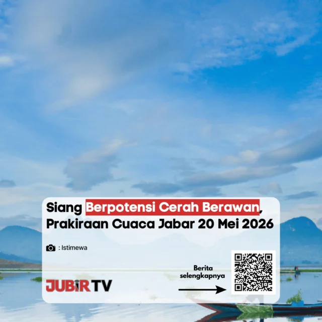 Cocok Buat Jemur Pakaian! BMKG Prediksi Cuaca Jabar Siang Ini Berpotensi Cerah Berawan ☀️🌤️

Bagi kalian yang punya agenda di luar ruangan siang nanti, ada kabar baik dari Badan Meteorologi, Klimatologi, dan Geofisika (BMKG). Prakiraan cuaca untuk wilayah Jawa Barat, termasuk Sukabumi dan sekitarnya hari ini, Rabu (20/5), diprediksi akan didominasi oleh kondisi cerah berawan pada siang hari. Momen yang pas banget buat beraktivitas atau mencuci pakaian!

Meskipun siang hari diprediksi bersahabat, tetap jangan lupa sedia payung atau jas hujan ya, karena perubahan cuaca menjelang sore sering kali tak terduga. Bagaimana kondisi langit di atas rumah kalian saat ini? Tulis di kolom komentar! 👇

📌 𝐈𝐧𝐟𝐨 𝐥𝐞𝐧𝐠𝐤𝐚𝐩𝐧𝐲𝐚 𝐜𝐞𝐤 𝐝𝐢 𝐬𝐭𝐨𝐫𝐲 & 𝐬𝐨𝐫𝐨𝐭𝐚𝐧

#jubirtv #jubirtvnewscom #prakeraancuaca #bmkg #cuacajabar #sukabumi #beritasukabumi #kabupatensukabumi #infobmkg #cerahberawan #infosukabumi